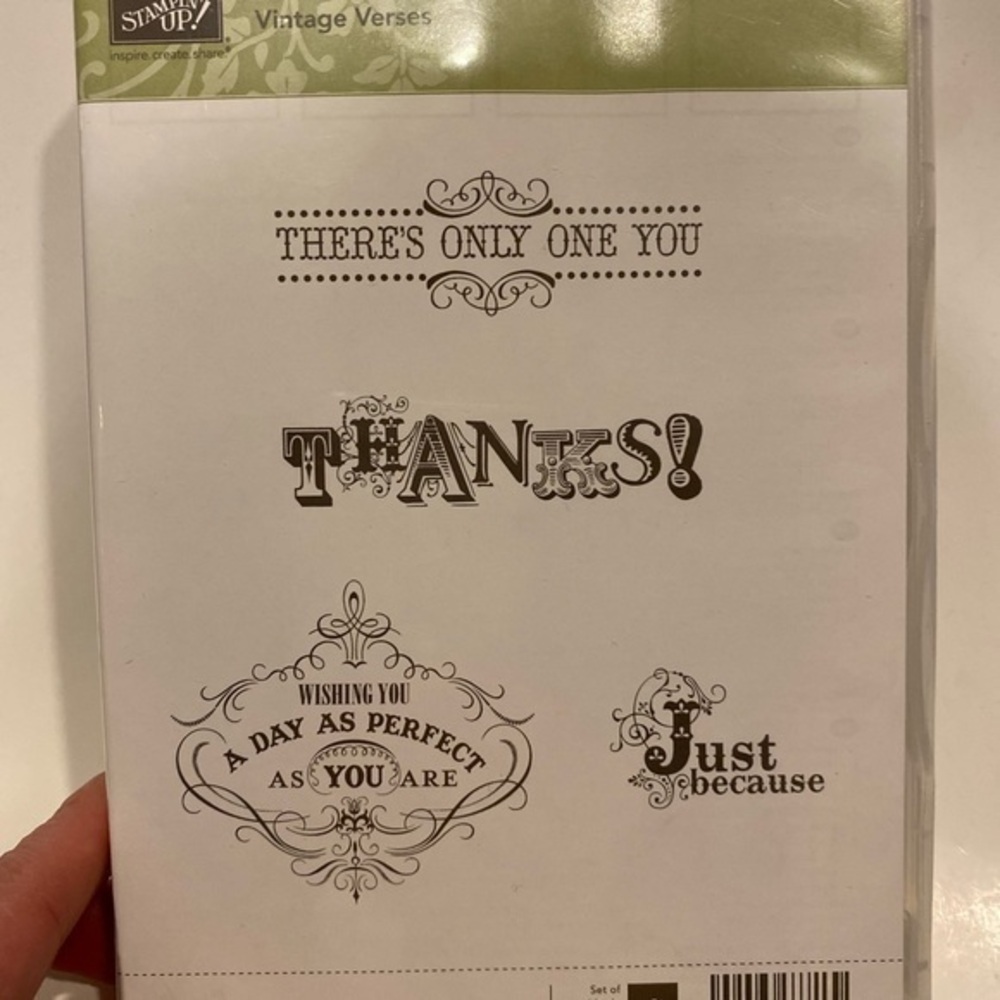 Stampin Up retired stamp set